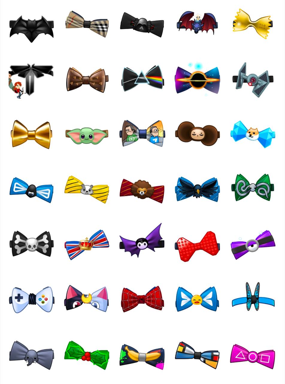 Rarity of models in the Bow Tie NFT collection