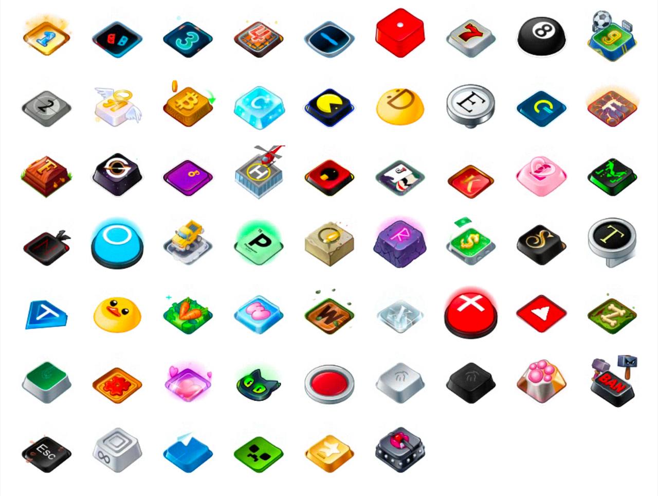 Rarity of models in the Input Key NFT collection