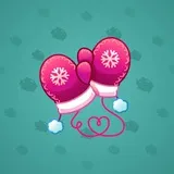 Snow Mittens #1953