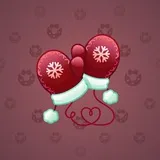 Snow Mittens #1956
