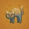 Scared Cat #10599