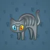 Scared Cat #10655