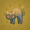 Scared Cat #12124