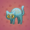 Scared Cat #14633