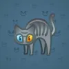 Scared Cat #1736