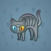 Scared Cat #17374