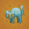 Scared Cat #17473