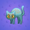 Scared Cat #3217