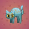 Scared Cat #3630