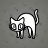 Scared Cat #7117