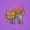 Scared Cat #7353
