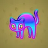 Scared Cat #7489