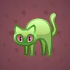 Scared Cat #7503