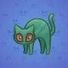 Scared Cat #8129