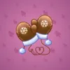 Snow Mittens #1645