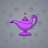 Genie Lamp #1072 Genie Lamp #1072