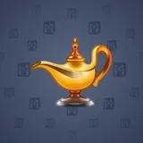 Genie Lamp #1077 Genie Lamp #1077