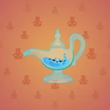 Genie Lamp #1123 Genie Lamp #1123