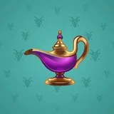 Genie Lamp #1255 Genie Lamp #1255