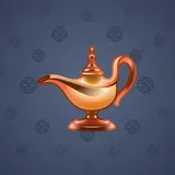 Genie Lamp #1296 Genie Lamp #1296