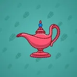 Genie Lamp #1395 Genie Lamp #1395