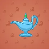 Genie Lamp #1428 Genie Lamp #1428
