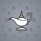 Genie Lamp #1458 Genie Lamp #1458
