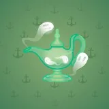 Genie Lamp #1486 Genie Lamp #1486