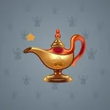 Genie Lamp #1488 Genie Lamp #1488