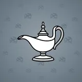 Genie Lamp #1489 Genie Lamp #1489