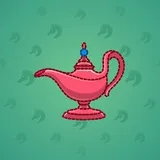 Genie Lamp #1504 Genie Lamp #1504