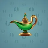 Genie Lamp #1506 Genie Lamp #1506
