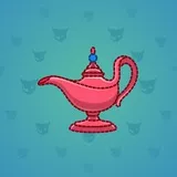 Genie Lamp #1510 Genie Lamp #1510