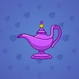 Genie Lamp #1535 Genie Lamp #1535