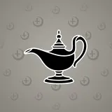 Genie Lamp #1548 Genie Lamp #1548