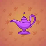 Genie Lamp #1557 Genie Lamp #1557