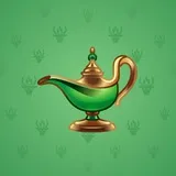 Genie Lamp #1586 Genie Lamp #1586