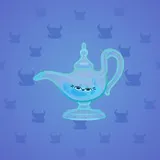 Genie Lamp #1728 Genie Lamp #1728