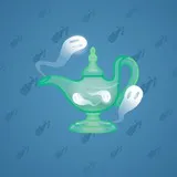 Genie Lamp #1814 Genie Lamp #1814