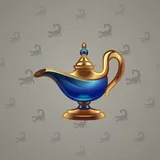 Genie Lamp #1838 Genie Lamp #1838