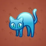 Scared Cat #10056 Scared Cat #10056