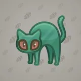 Scared Cat #10068 Scared Cat #10068