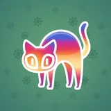 Scared Cat #10085 Scared Cat #10085