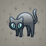 Scared Cat #10104 Scared Cat #10104