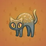 Scared Cat #10158 Scared Cat #10158
