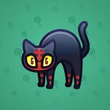 Scared Cat #10181 Scared Cat #10181