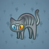 Scared Cat #10182