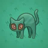 Scared Cat #10197 Scared Cat #10197
