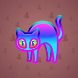 Scared Cat #10334 Scared Cat #10334