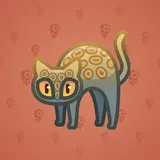 Scared Cat #10360 Scared Cat #10360
